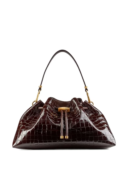 Женская сумка на плечо Jimmy Choo Cinch, коричневая