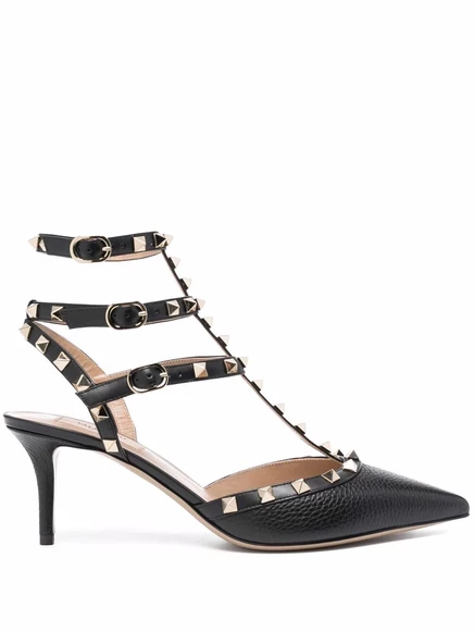 Насосы Valentino Garavani с 65-миллиметровым корпусом Rockstud black