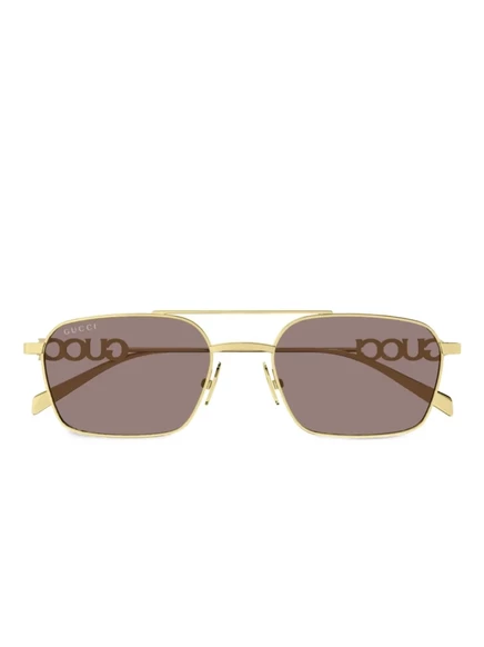 Женские солнцезащитные очки Gucci Eyewear, золотые