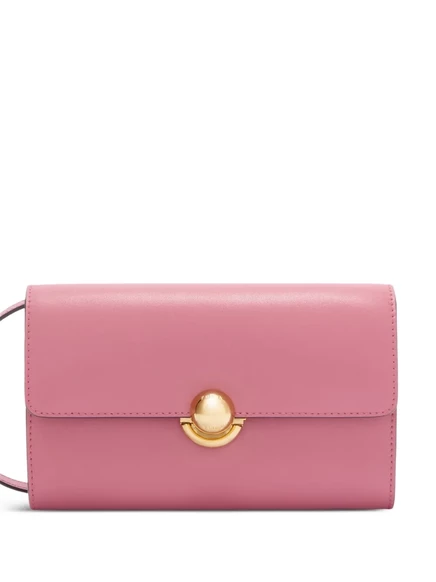 Женская кожаная мини-сумка Furla, розовая