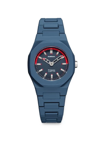 Мужские часы D1 Milano Neo Wave Polycarbon 32 мм, синие