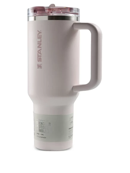 Термокружка Stanley Quencher ProTour с боковой ручкой, розовая
