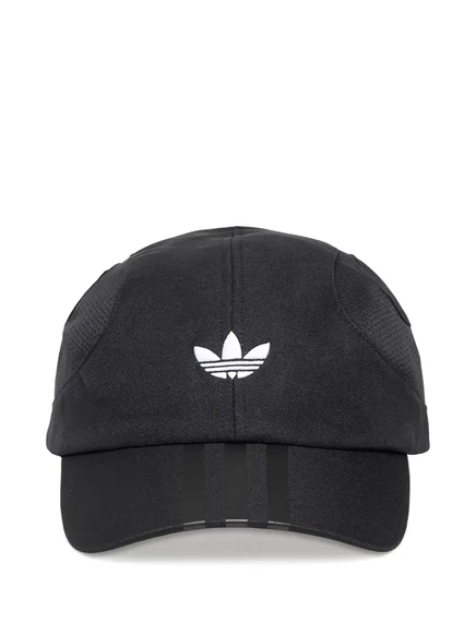 Унисекс кепка Adidas с вышитым логотипом, черная