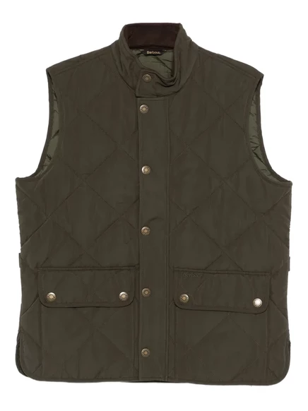 Мужской стёганый жилет Barbour с карманами, зеленый