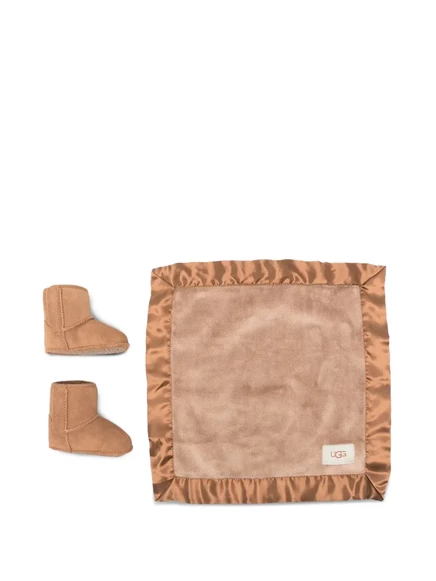 Детские кожаные ботинки UGG brown