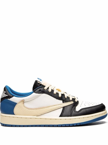 Кроссовки Jordan x Travis Scott x Fragment Air Jordan 1 Low OG SP white