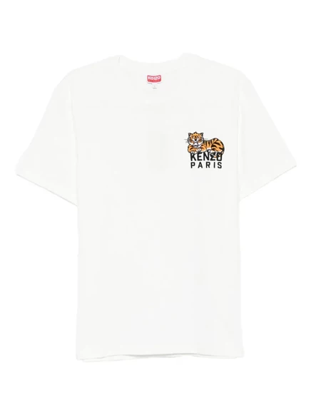 Мужская футболка Kenzo Happy Tiger, белая