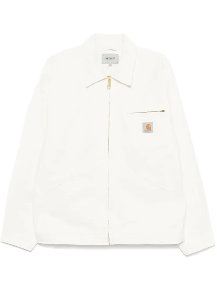 Мужская куртка Carhartt WIP Detroit с вельветовым воротником, белая