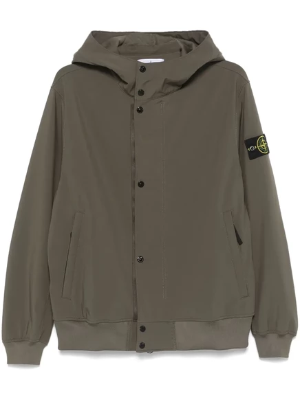 Мужская ветровка Stone Island Shell-R, зеленая