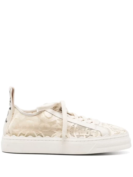 Женские кроссовки Chloé Lauren, бежевые