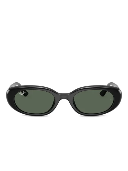 Унисекс солнцезащитные очки Ray Ban овальные, черные