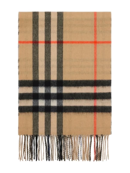 Шарф Burberry из кашемира, бежевый
