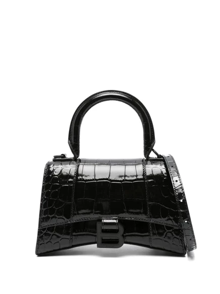 Женская мини-сумка Balenciaga Hourglass XS, черная