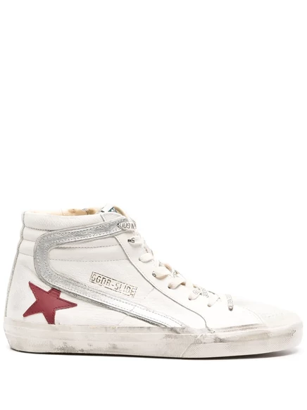 Мужские высокие кроссовки Golden Goose, белые