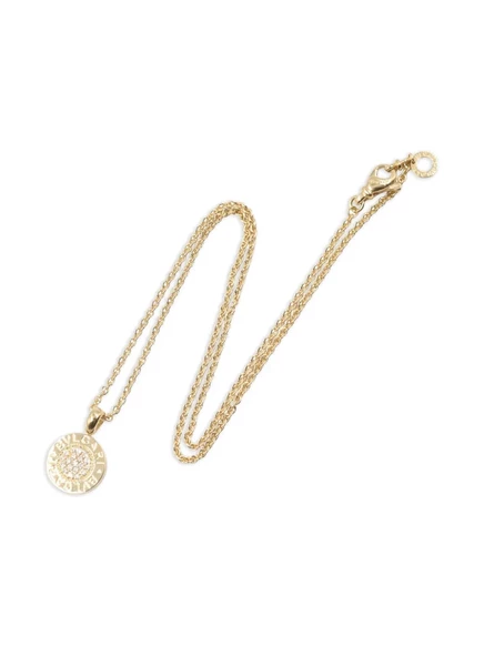 Ожерелье Bvlgari 18K с бриллиантами, золотое