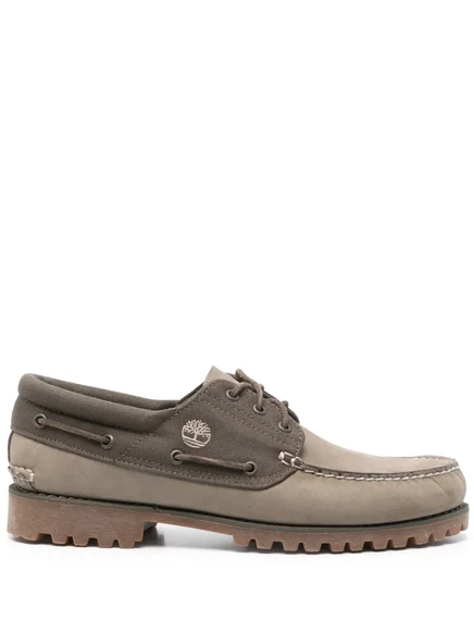 Мужские топсайдеры Timberland с ручной строчкой, зеленые