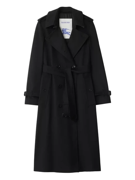 Женский двубортный тренч Burberry, черный