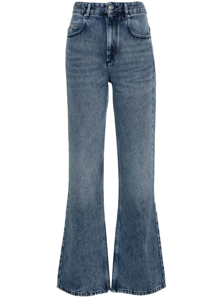 Женские джинсы Isabel Marant Belvira, клеш, голубые