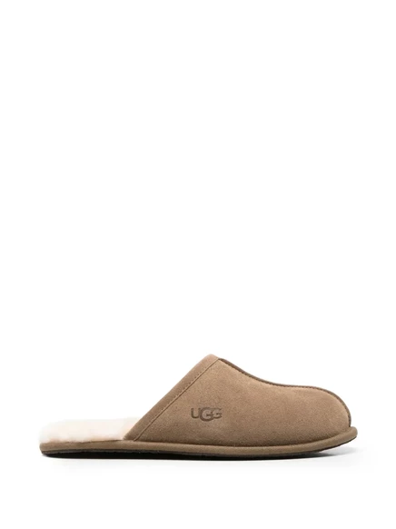 Мужские тапочки Ugg Scuff из замши, коричневые