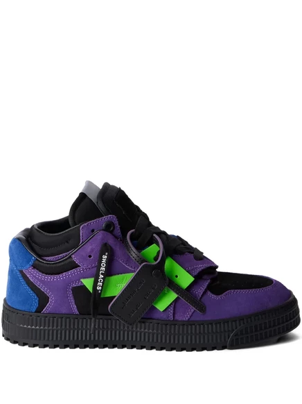 Мужские кроссовки Off-White 3.0 Floating Arrow, фиолетовые с многоцветной отделкой