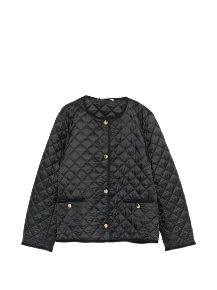 Женская стеганая куртка Max Mara, черная