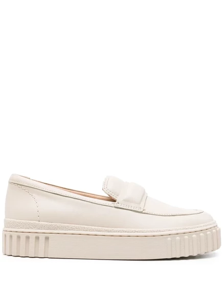 Женские кожаные лоферы Clarks Mayhill Cove, бежевые