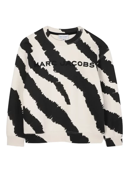 Толстовка для мальчиков Marc Jacobs Kids зебра, черная