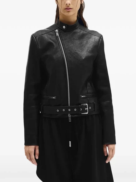 Женская байкерская куртка Ann Demeulemeester Ikra, черная