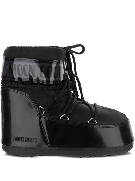 Мужские ботинки Moon Boot шнурованные, черные