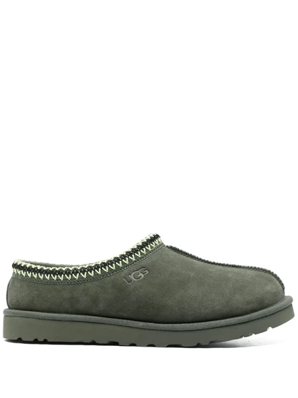 Мужские мюли Ugg Tasman кожаные, зеленые
