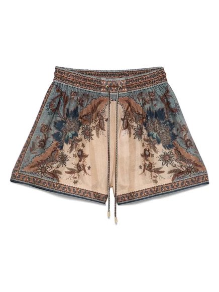 Шорты ZIMMERMANN Ascension brown