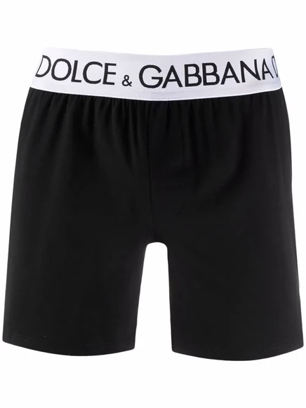 Мужские боксеры Dolce & Gabbana с логотипом, черные