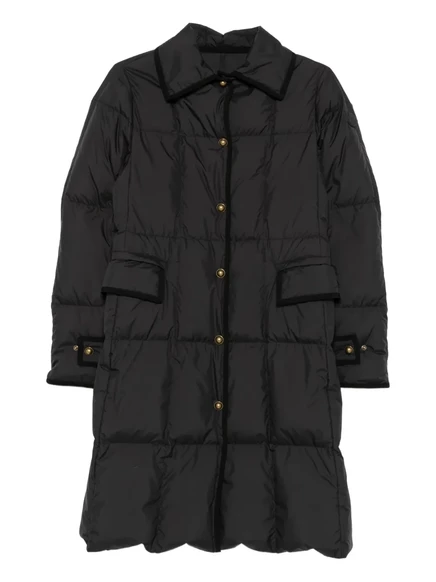 Стеганое пальто Moncler Achard black