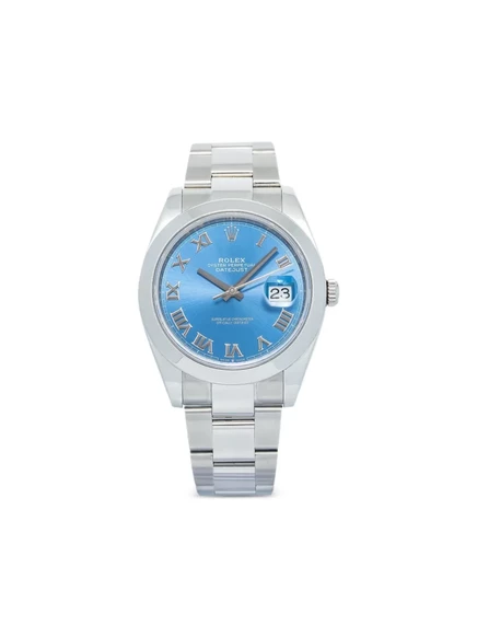Мужские часы Rolex Datejust 41 мм сталь, синий циферблат
