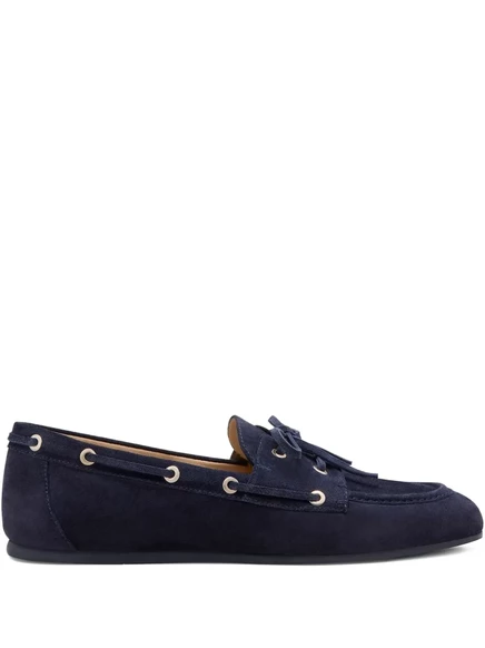 Женские лоферы Stuart Weitzman Tinsley со шнуровкой, синие