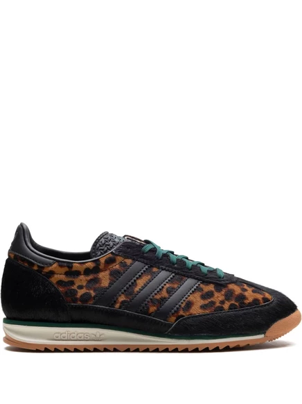 Женские кроссовки Adidas SL 72 Leopard, черные