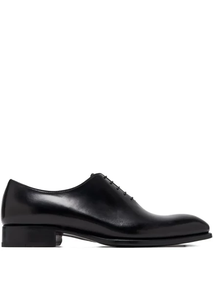 Мужские туфли оксфорды Brioni кожаные, черные