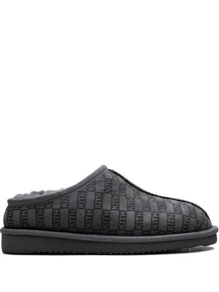 Мужские тапочки KITH Kithmas Idea Grey, серые