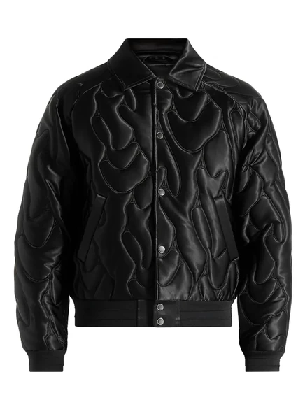 Жакет из стеганого атласа Manière De Voir Ugo black