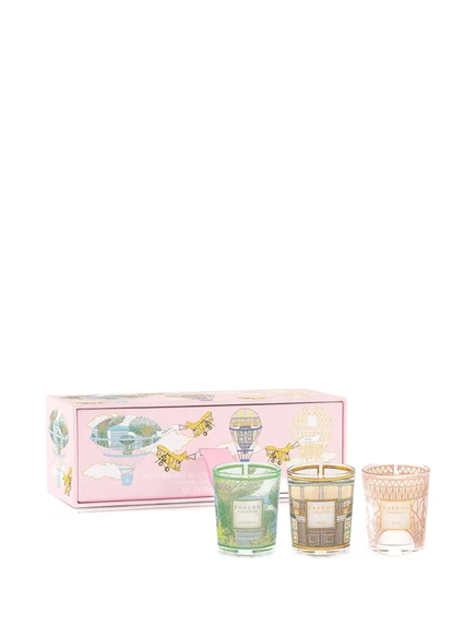 Ароматические свечи Baobab Collection Travel Trio, розовые