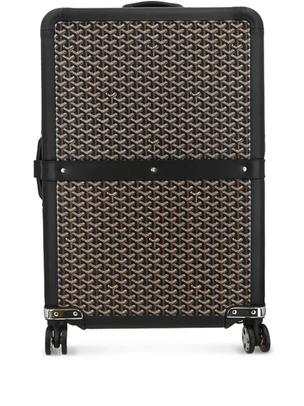Мужской чемодан Goyard Pre-Owned Satolas GM, черный