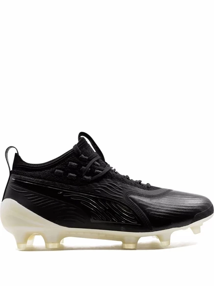 Кроссовки из искусственного материала PUMA One 19.1 с твердым покрытием black