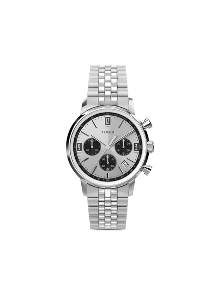Мужские часы Timex Marlin хронограф, 40 мм, серебристые