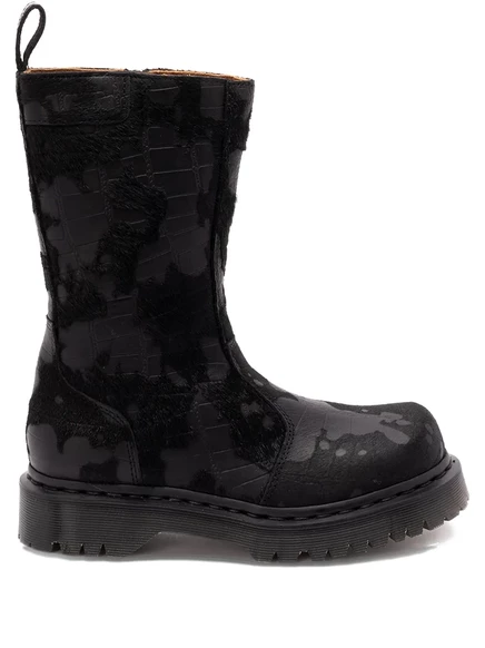 Кожаные ботинки Dr. Martens Rejena с тиснением black