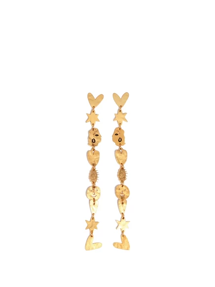 Женские серьги Bimba y Lola Silhouette, золотистые