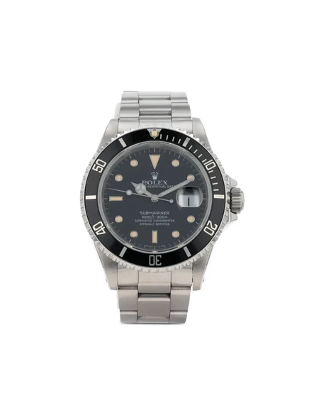 Бывшие в употреблении часы Rolex 1980 Submariner с датой выпуска 40 мм black
