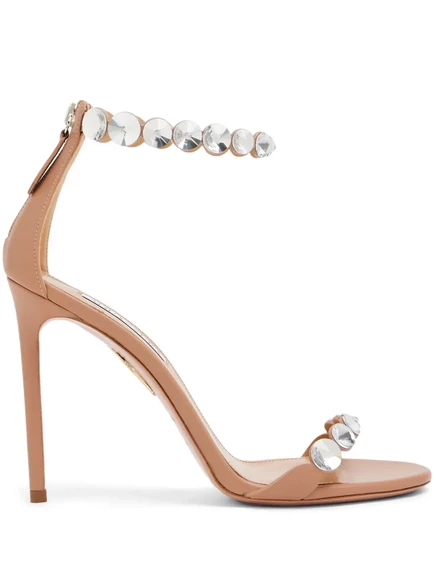 Женские босоножки Aquazzura Maxi-Tequila 105 мм, белые