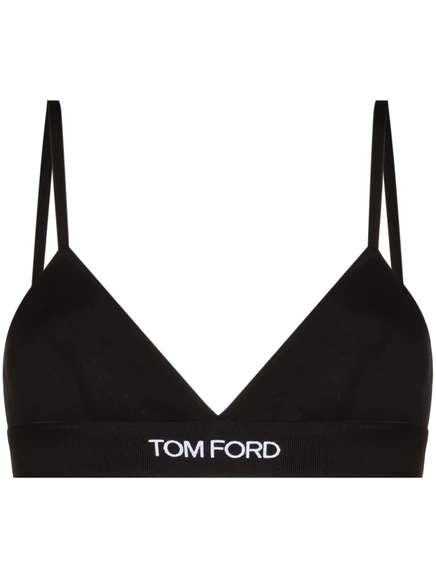 Женский бюстгальтер Tom Ford с логотипом на поясе, черный