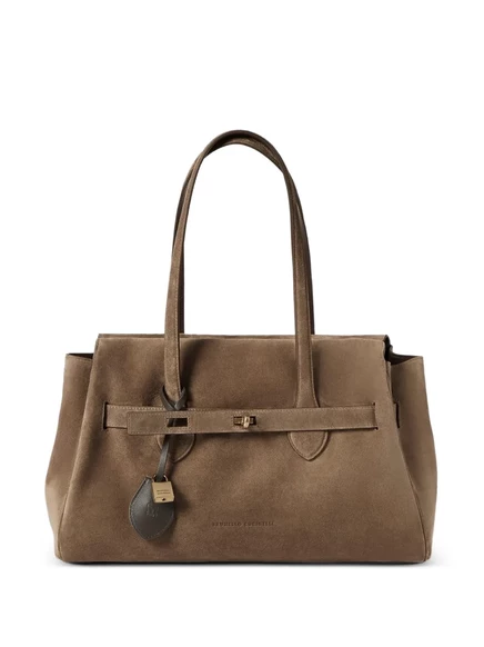 Женская сумка Brunello Cucinelli Explorer, нейтральная