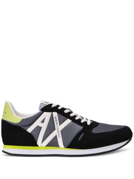 Кроссовки Armani Exchange с отделкой AX yellow